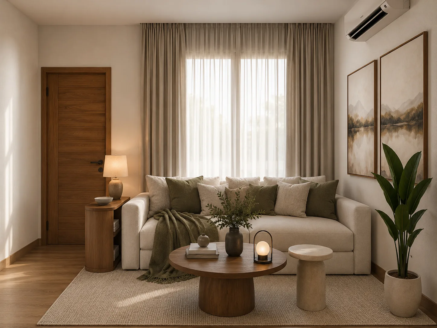 Living del proyecto Prado